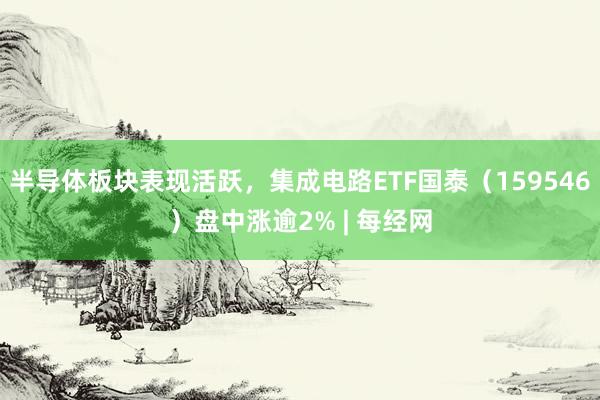 半导体板块表现活跃，集成电路ETF国泰（159546）盘中涨逾2% | 每经网