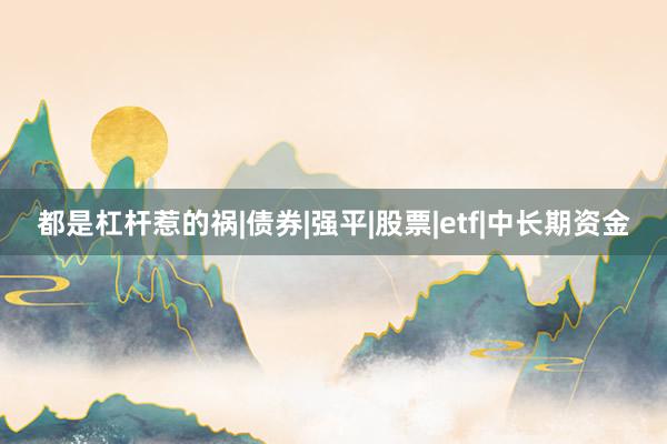 都是杠杆惹的祸|债券|强平|股票|etf|中长期资金