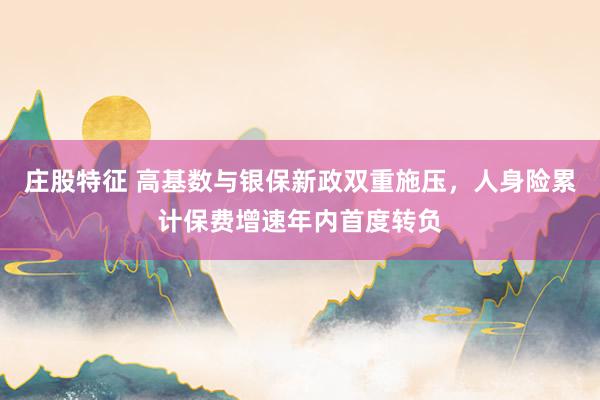 庄股特征 高基数与银保新政双重施压，人身险累计保费增速年内首度转负